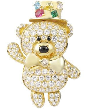 Arte Madrid Circus Bear Brooch - Metallic