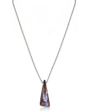 Jaredjamin Down Under Boulder Opal Necklace - Metallic