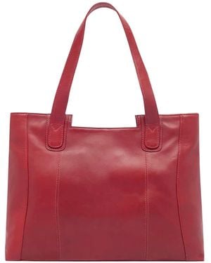 Lloyd Baker Almora Leather Tote Bag - Red