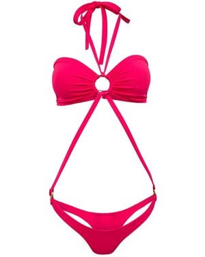 Maui X Lolita Yara Neon Coral Bikini - Pink