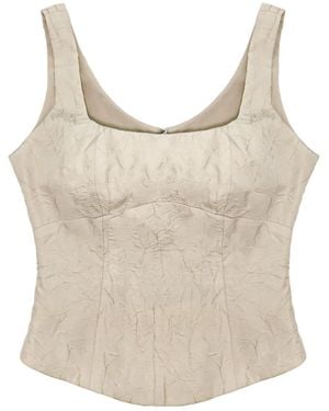 28Natelier Cream Bodice Tank Top - Natural