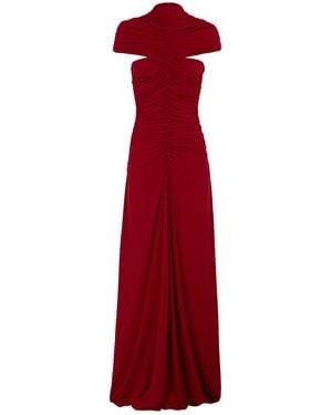 Koahari Drama Dress - Red