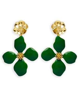 Lavani Jewels Cassia Earrings - Green