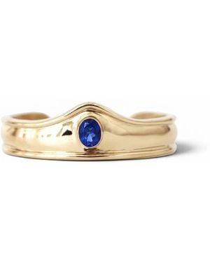 WON ASTRE The Queen Sapphire Cuff Bracelet - Metallic