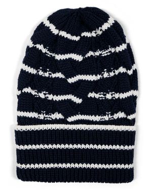 Gigi Knitwear Cable Hat - Blue
