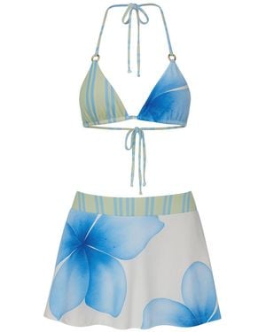 Bikinis by Bridget Leo Bikini Top - Blue