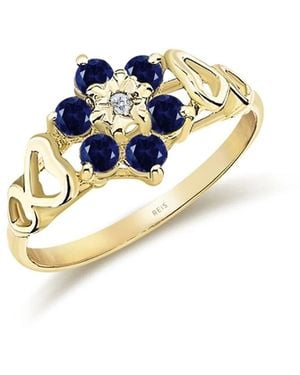 Reis Jewellery Forget Me Not Ring - Blue