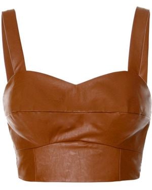 AGGI by HALEWSKI Salsa Raw Umber Top - Brown