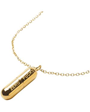 Hoops + Chains LDN Zero Fucks Pill - Metallic