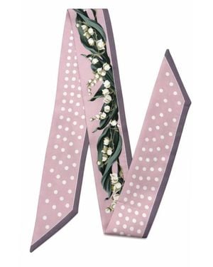 Silk&Soul Lily Of The Valley Twilly - Pink
