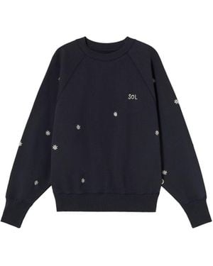 Thinking Mu Solsol Bonnie Sweatshirt - Blue