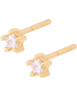 Cartilage Cartel Crystal Star Studs - Metallic