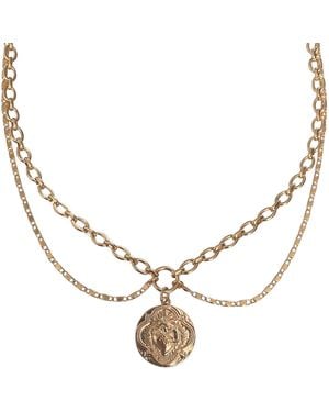 IN CAUDA VENENUM Messiah Necklace - Brown