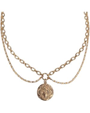 IN CAUDA VENENUM Messiah Necklace - Brown