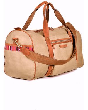 Koy Clothing Neutrals Canvas Explorer Duffle Bag - Pink
