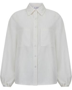 Lula-Ru Carla Cotton Shirt - White