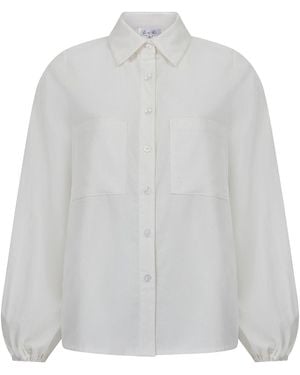 Lula-Ru Carla Cotton Shirt - White