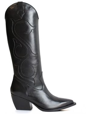 Terry De Havilland Annie Cowboy Boot - Black