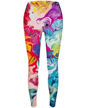 Aloha From Deer Paintjob Highwaisted Leggings - Multicolour