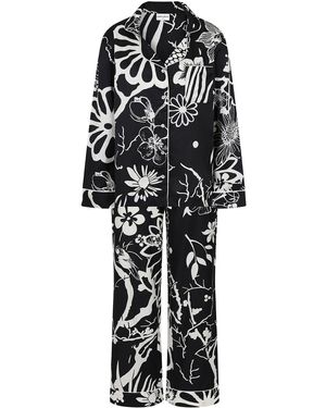 Mercy Delta Dormy Pyjamas, Imaginary Paradise - Black