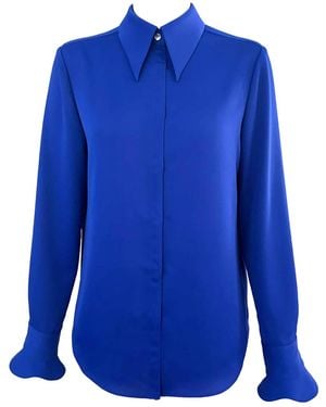 Arto. Be Bright & Excited Cuff Shirt - Blue