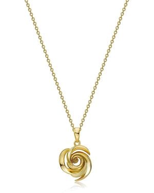 Ormiro Endless Rose Necklace - Metallic