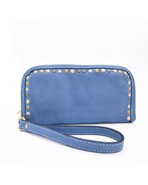 Bolsa Nova Handbags Sofia Zip Around Wallet - Blue