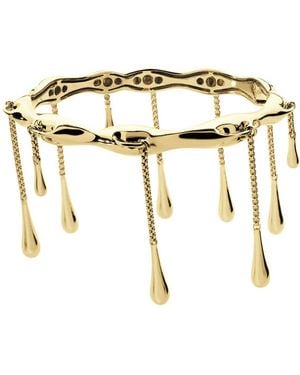 Lucy Quartermaine Drop Bangle - Metallic