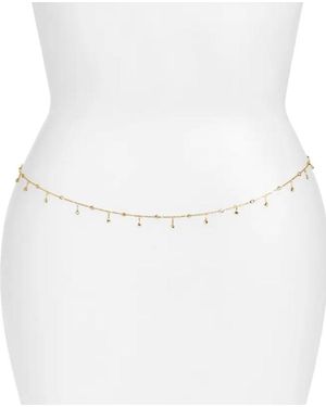SHYMI Single Belly Chain - White