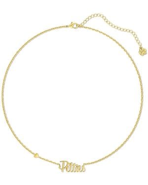 Cloud Haven A Pittie's Love Necklace - Metallic