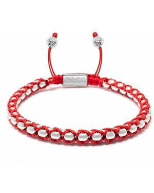 Nialaya String Box Chain Bracelet - Red