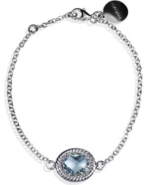 Vintouch Italy Luccichio Sky Topaz Bracelet - Blue
