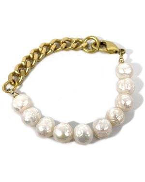 Rachel Nathan Remix: Pearl Bracelet - Metallic