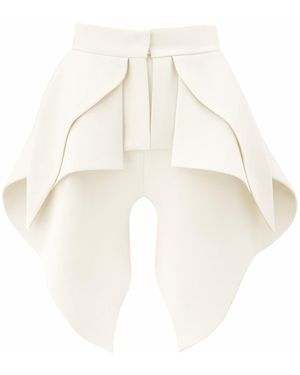 Julia Allert Sculpted Peplum Belt - White