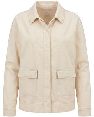 Adrift Clothing Neutrals Hudson Denim Oversized Jacket - Natural