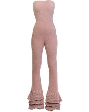 Maison Bogomil Knit Bodycon Jumpsuit - Pink