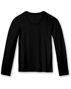 On/Off Essentials Bamboo Long Sleeve Tee - Black