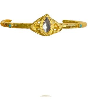 Eyeconic by Samar Ajram Ghena Eye Bangle Bracelet - Yellow