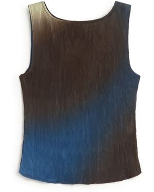 Thinking Mu Pleated Top Glass Dora - Blue