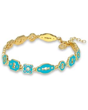 Myrto Katramadou Jewellery Unlocked Bracelet - Blue