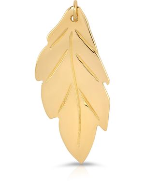 Maya Brenner 14K Leaf - Metallic