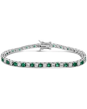 SHYMI Alternating Colour Tennis Bracelet - Green