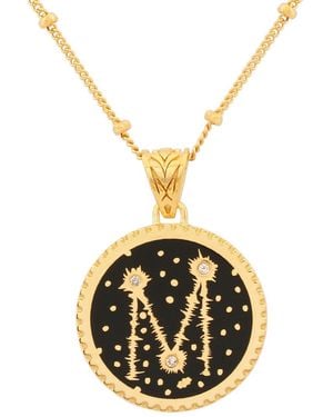 Après Youth Sparkler Diamond Initial Necklace M - Metallic