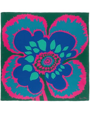 Richard Allan London Elsa Silk Scarf - Blue