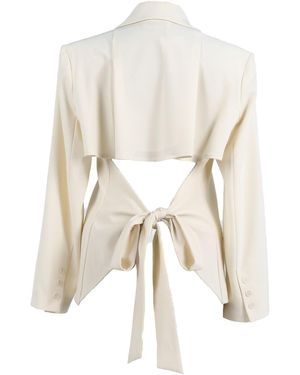 The Ethos Studio Selene Blazer - White
