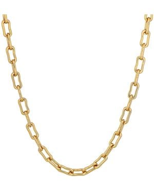Crystals and Co Flow Link Necklace - Metallic