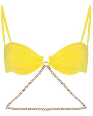 Belletage Swimwear The Adrianna Bikini Top - Yellow