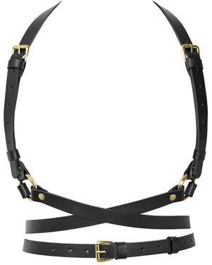 Badass & Goddess Leather Real Leather Harness Artemis - Black
