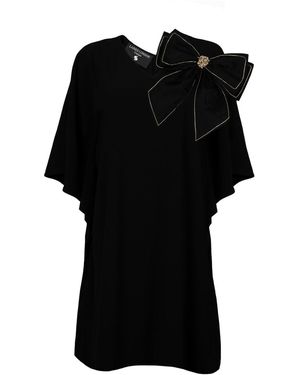 Laines London Laines Couture Kaftan With & Embellished Bow - Black