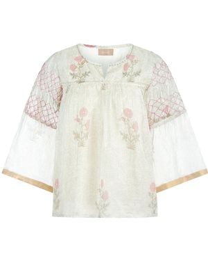 Liminal Luna Blouse - White